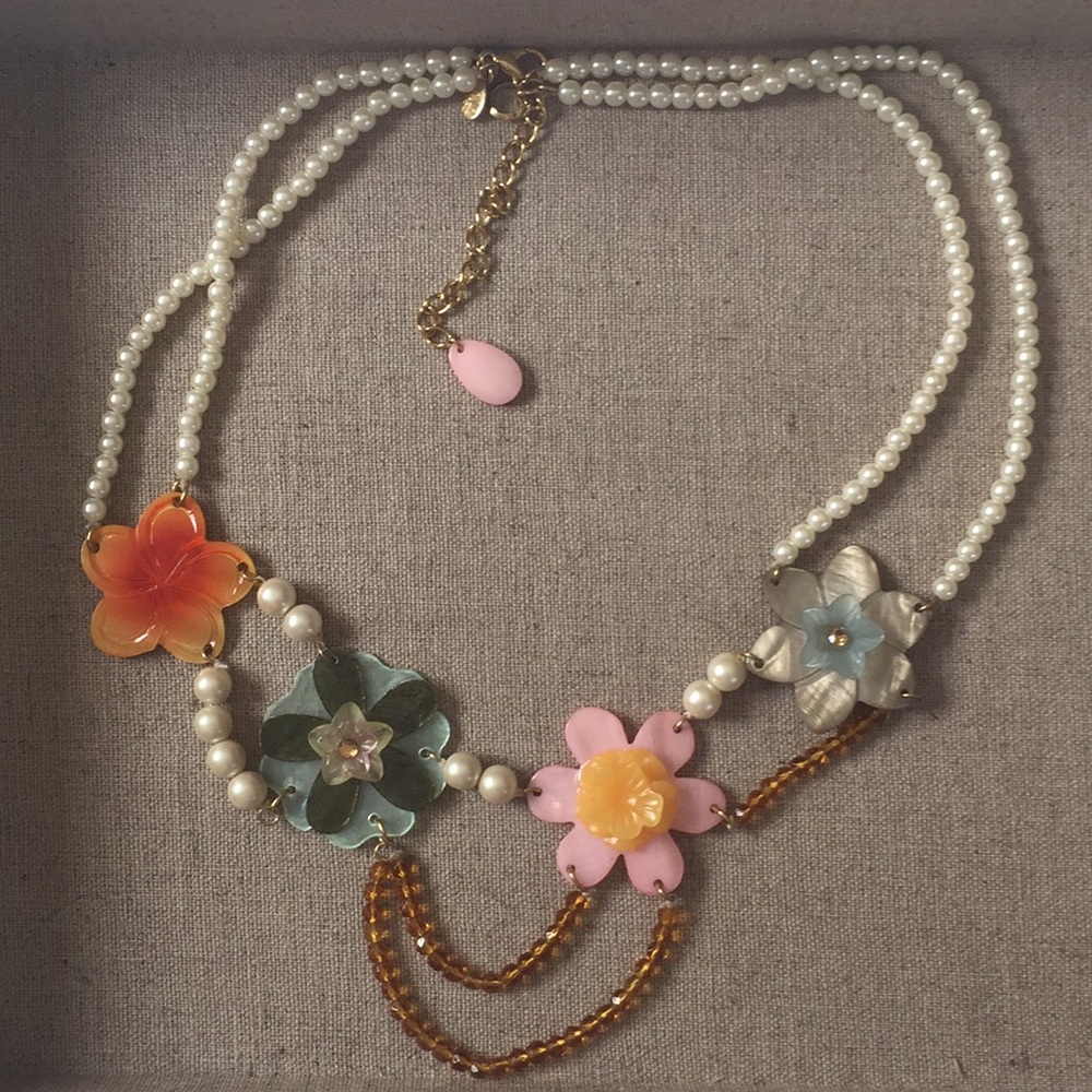 Statement Flower Necklace